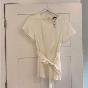 NWT Cinch white blouse
